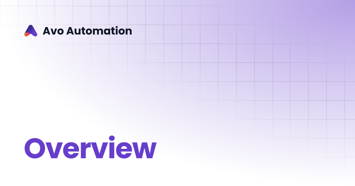 Overview | Avo Assure Guide | Avo Automation
